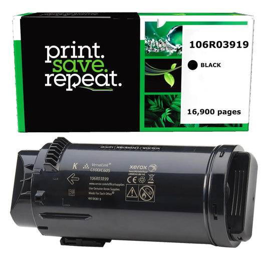 Xerox 106R03919 Black Extra High Yield Remanufactured Toner Cartridge [16,900 Pages]