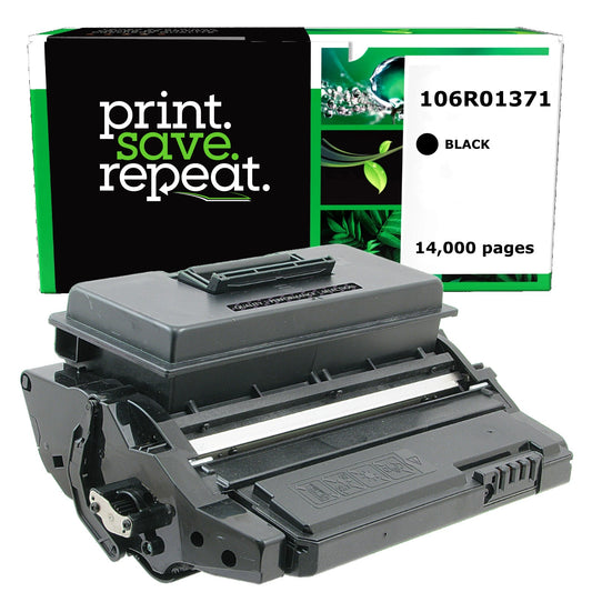Xerox 106R01371, 106R01370 High Yield Remanufactured Toner Cartridge [14,000 Pages]