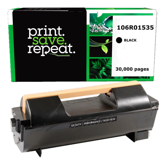 Xerox 106R01535, 106R01533 High Yield Remanufactured Toner Cartridge [30,000 Pages]