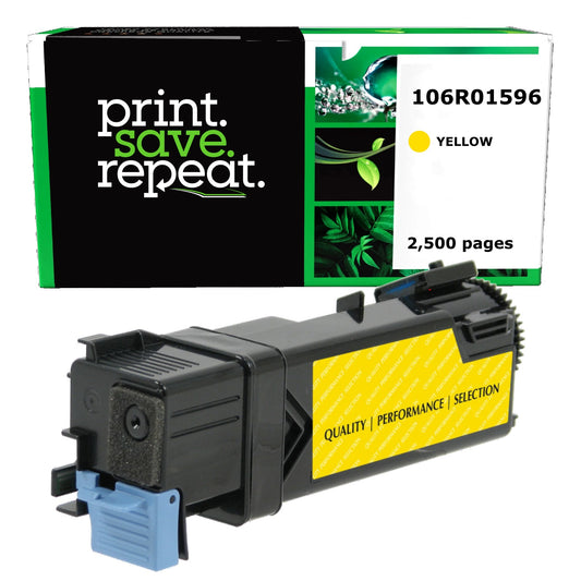 Xerox 106R01596, 106R01593 Yellow High Yield Remanufactured Toner Cartridge [2,500 Pages]