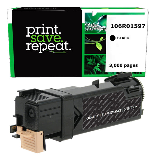 Xerox 106R01597 Black High Yield Remanufactured Toner Cartridge [3,000 Pages]