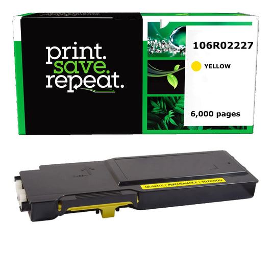 Xerox 106R02227 Yellow High Yield Remanufactured Toner Cartridge [6,000 Pages]