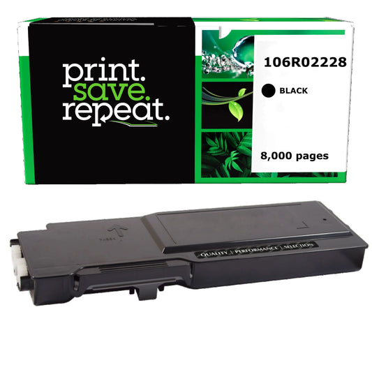 Xerox 106R02228 Black High Yield Remanufactured Toner Cartridge [8,000 Pages]