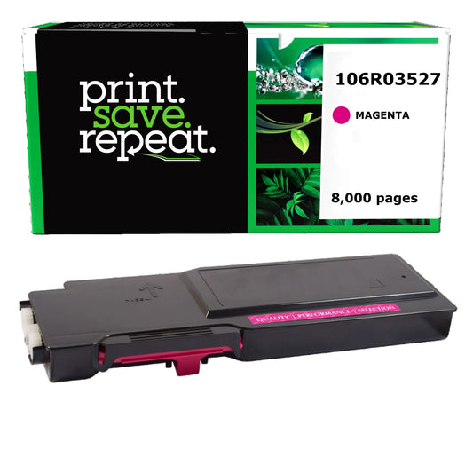 Xerox 106R03527 Magenta Extra High Yield Remanufactured Toner Cartridge [8,000 Pages]