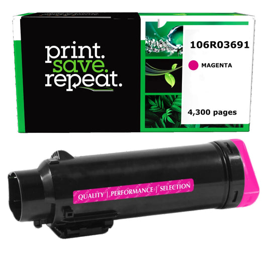 Xerox 106R03691 Magenta Extra High Yield Remanufactured Toner Cartridge [4,300 Pages]