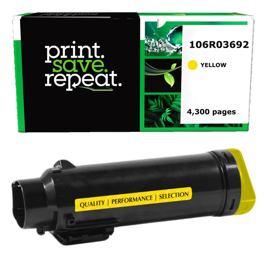 Xerox 106R03692 Yellow Extra High Yield Remanufactured Toner Cartridge [4,300 Pages]