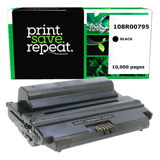 Xerox 108R00795, 108R00793 High Yield Remanufactured Toner Cartridge [10,000 Pages]