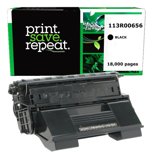 Xerox 113R00656, 113R00657 High Yield Remanufactured Toner Cartridge [18,000 Pages]