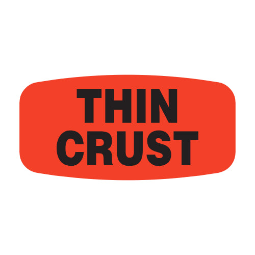 Thin Crust Label | Roll of 1,000