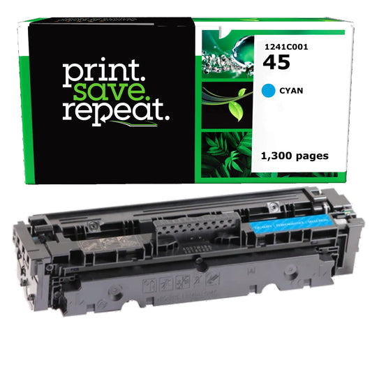 Canon 045 Cyan Remanufactured Toner Cartridge [1,300 Pages]