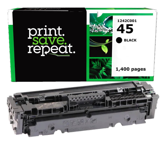 Canon 045 Black Remanufactured Toner Cartridge [1,400 Pages]