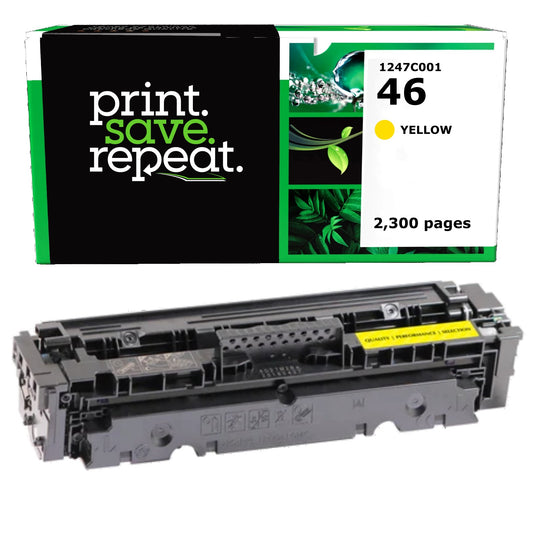 Canon 046 Yellow Remanufactured Toner Cartridge [2,300 Pages]
