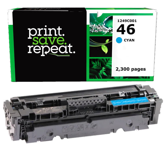 Canon 046 Cyan Remanufactured Toner Cartridge [2,300 Pages]