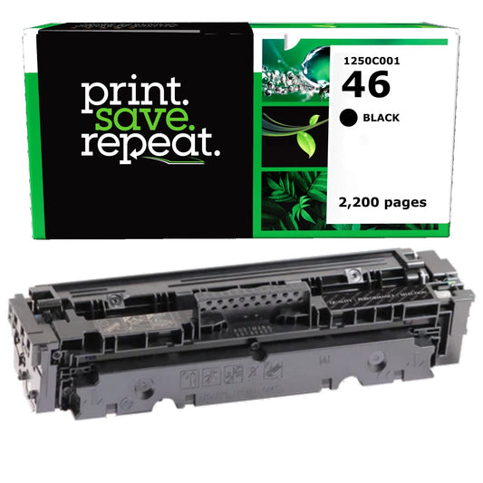 Canon 046 Black Remanufactured Toner Cartridge [2,200 Pages]
