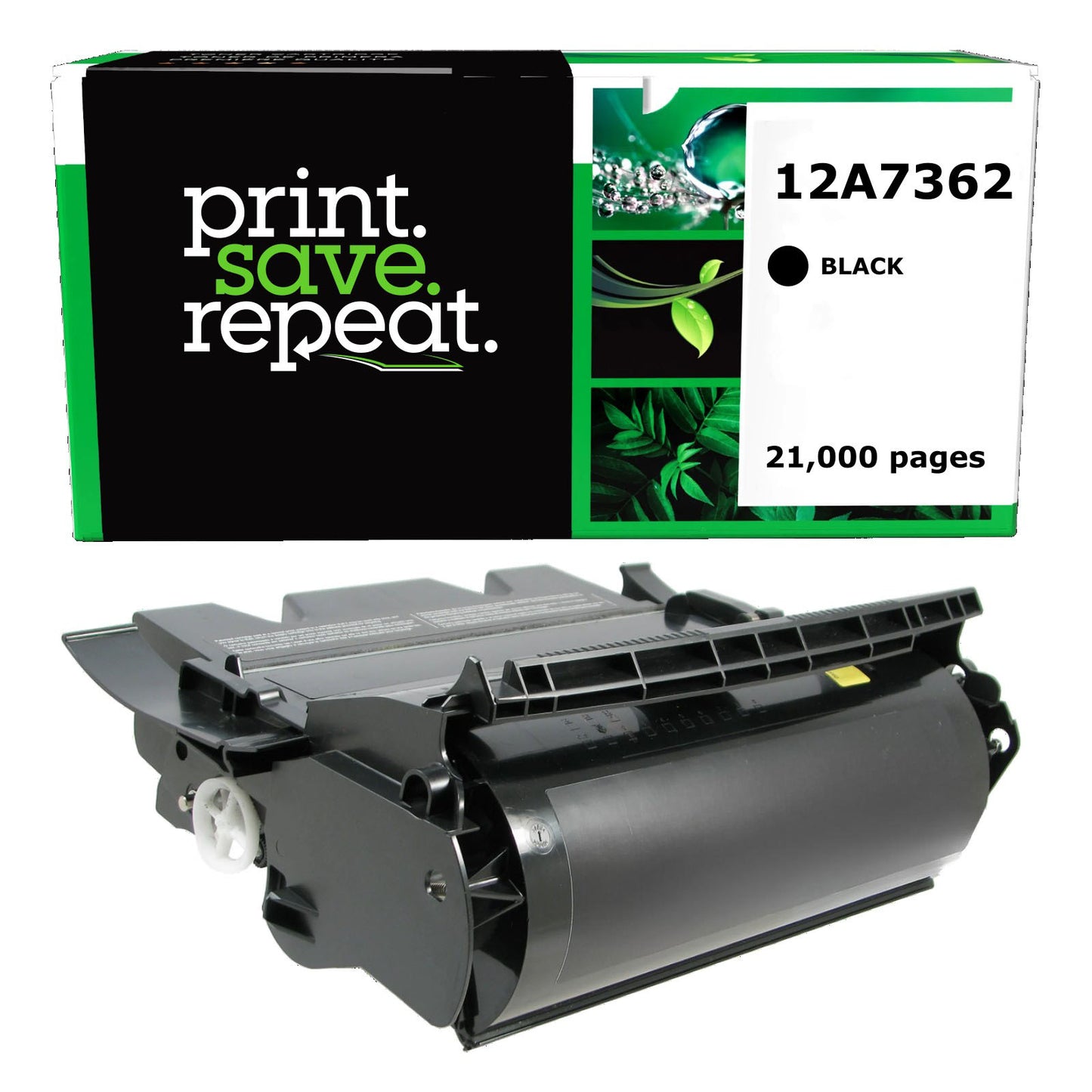 Lexmark 12A7362, 12A7460, 12A7462, 12A7468, 12A7612, 12A7632, 12A9685 High Yield Remanufactured Toner Cartridge [21,000 Pages]