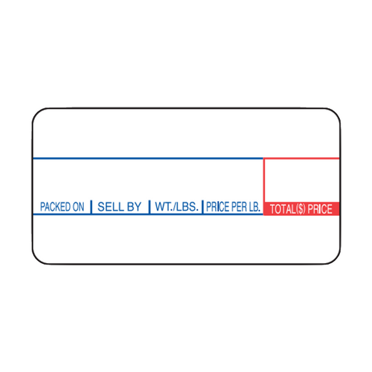 CAS Scale Labels 58mm x 30mm Non-UPC – 12 Rolls of 1,000