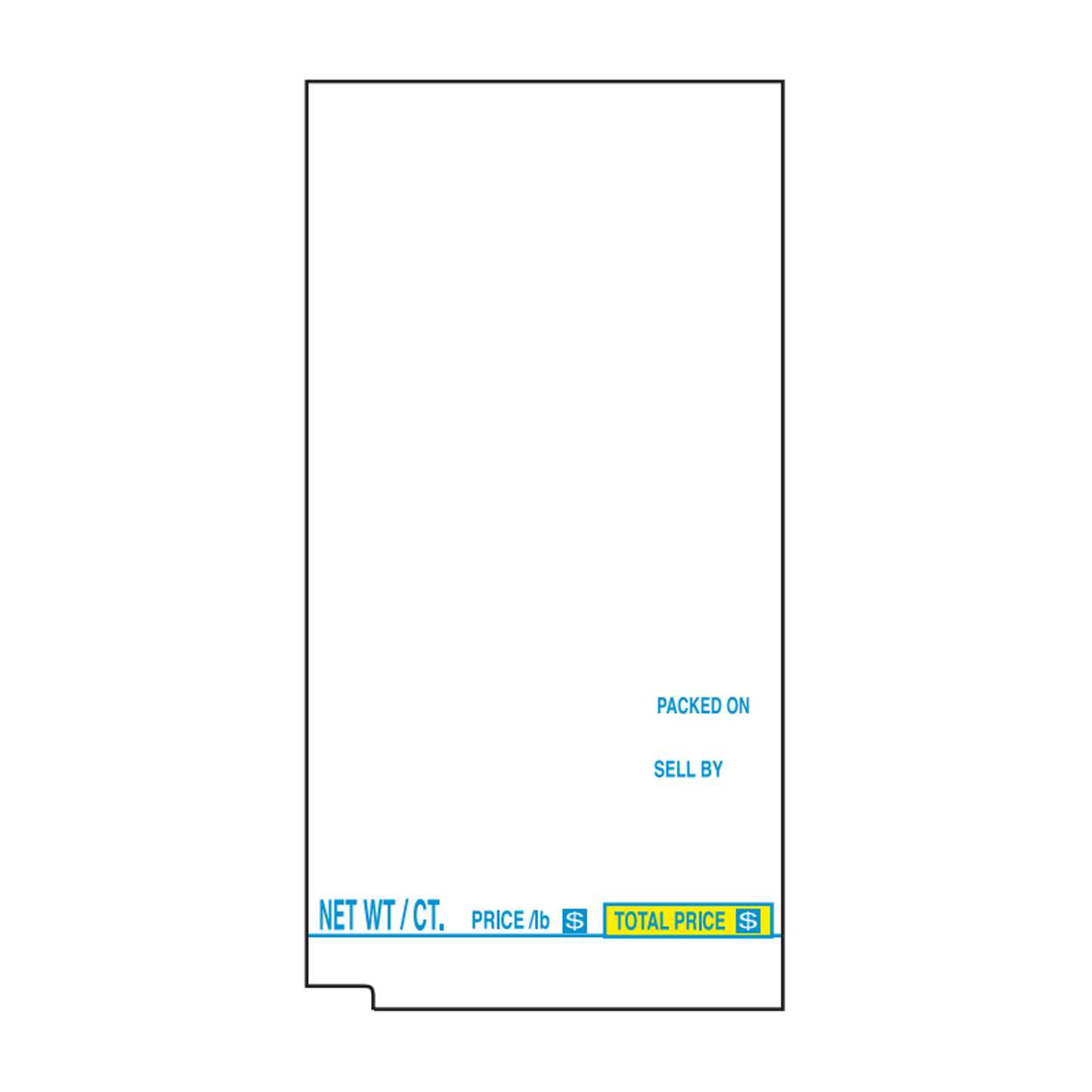 48mm x 92mm Tec Scale Labels | 300 Roll | 16 Pack