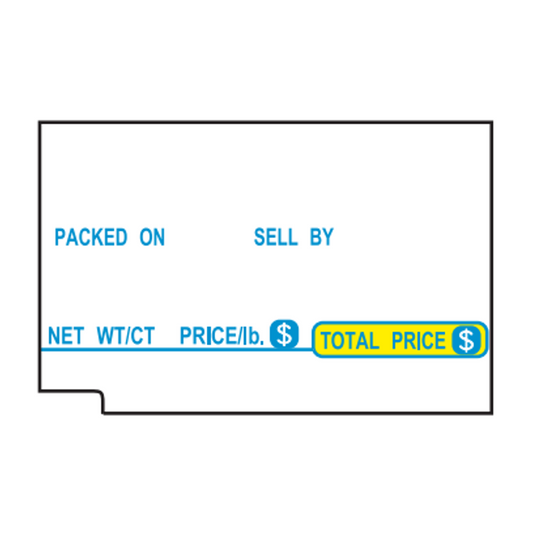 48mm x 30mm Tec Scale Labels | 900 Roll | 16 Pack