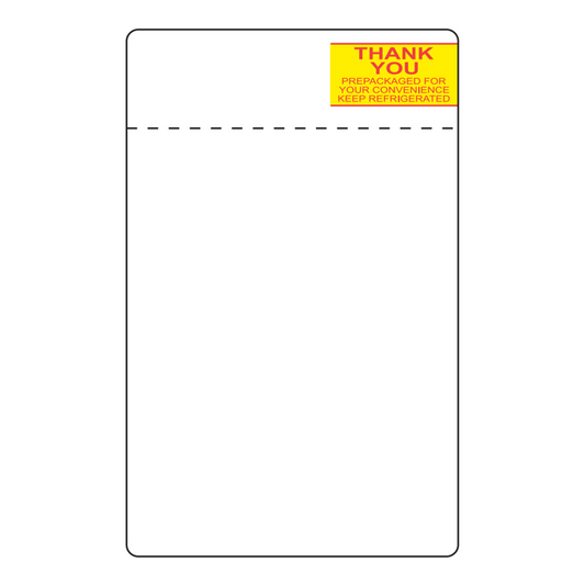 2.625" x 4.25" Toledo Scale Labels | 300 Roll | 30 Pack | Perforated