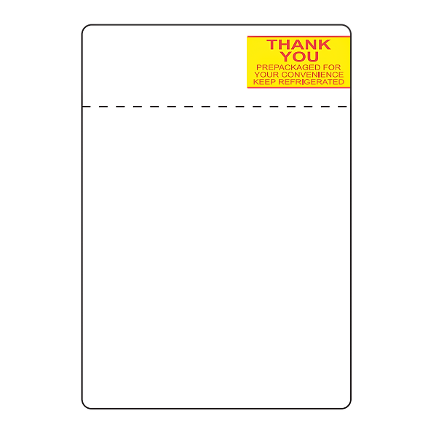 2.625" x 3.75" Toledo Scale Labels | 2400 Roll | 5 Pack | Perforated