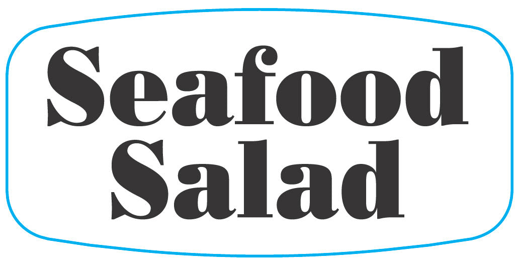 Seafood Salad Label | Roll of 1,000