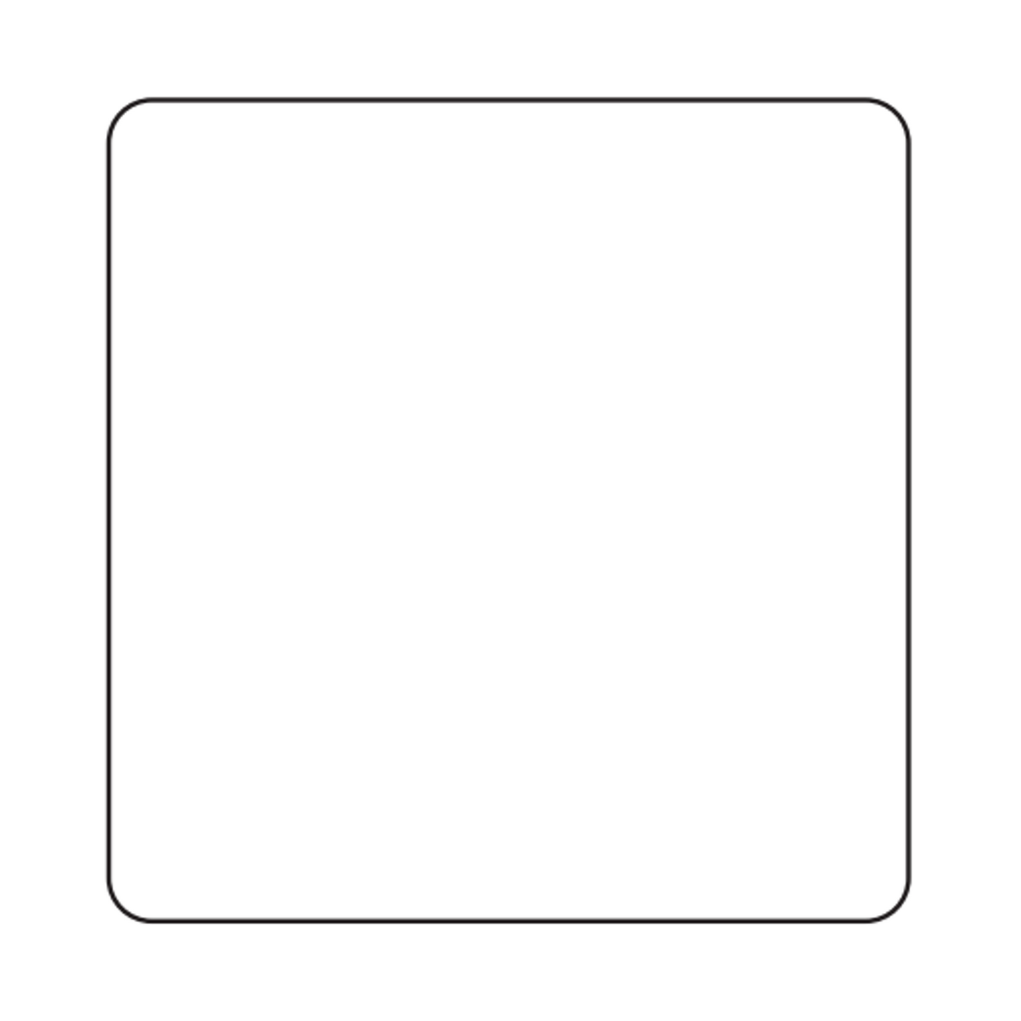 2.3125" x 2.375" Toledo Scale Labels | 925 Roll | 20 Pack | Blank