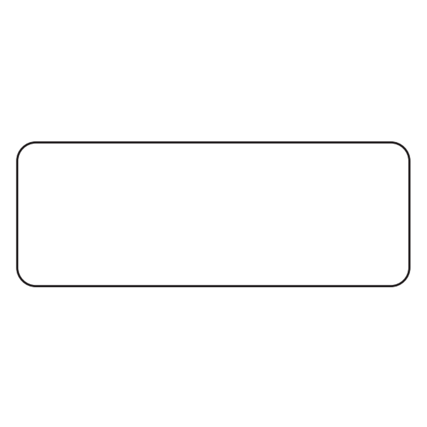 2.625" x .971" Toledo Scale Labels | 900 Roll | 10 Pack | Blank