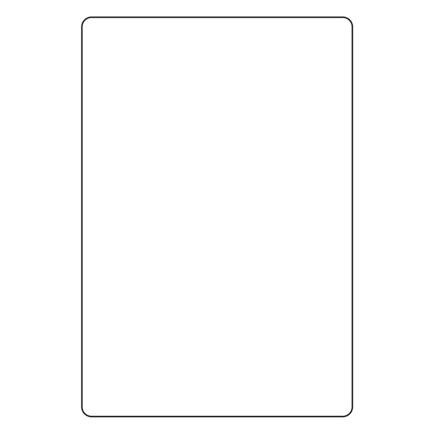 2.625" x 3.875" Toledo Scale Labels | 250 Roll | 10 Packc | Blank