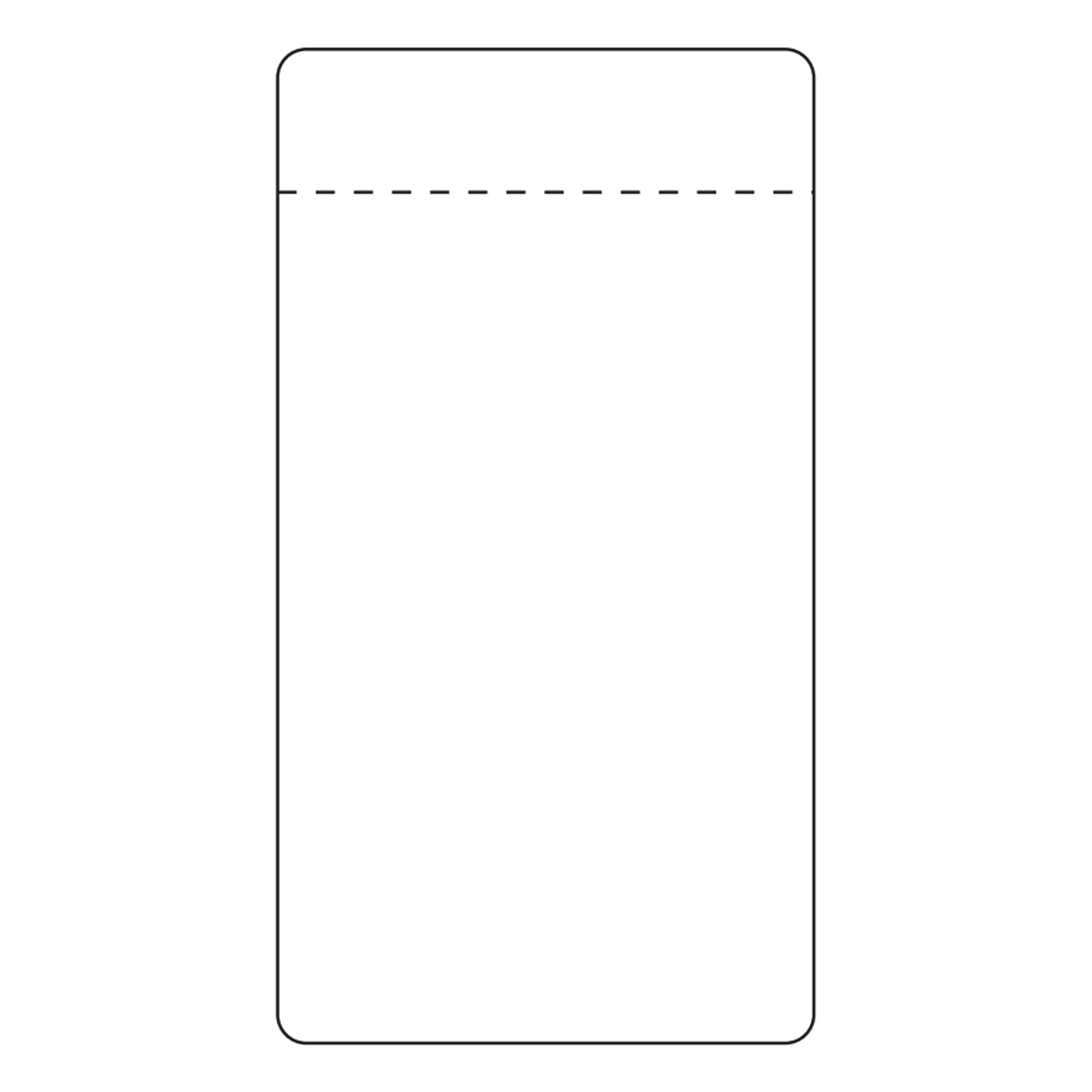 60mm x 110mm Ishida Scale Labels | 330 Roll | 12 Pack | Blank | Perforated