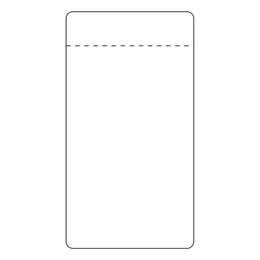 60mm x 110mm Ishida Scale Labels | 330 Roll | 12 Pack | Blank | Perforated