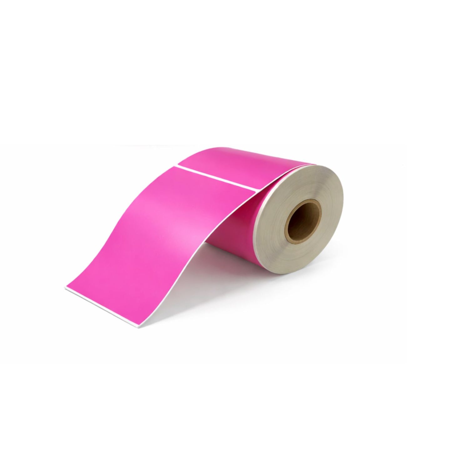 4" x 6" Pink Thermal Transfer Labels on 3" Core – 4 Rolls of 1,000 Labels