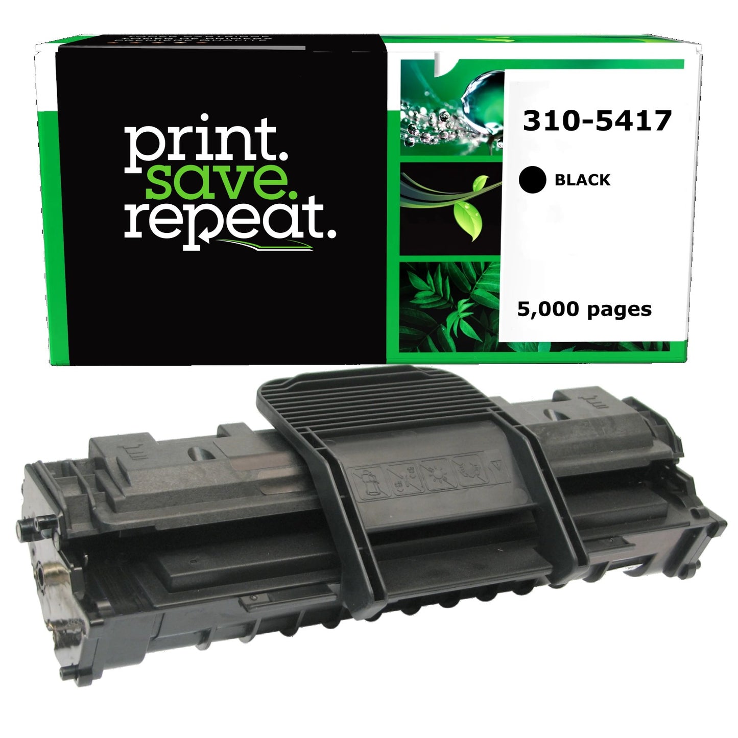 Dell 310-5417, X5015, 310-5416, T5870 High Yield Remanufactured Toner Cartridge [5,000 Pages]