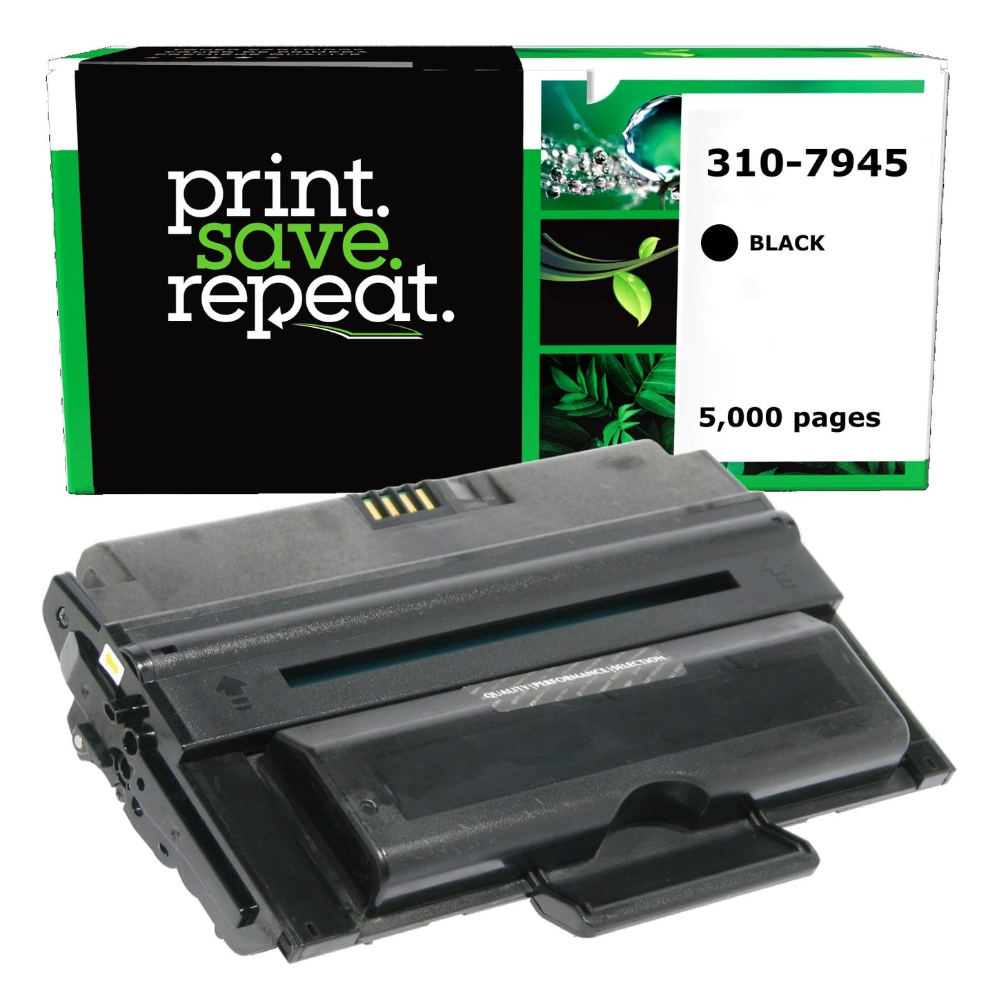Dell 310-7945, PF658, 310-7943, PF656, NF485 High Yield Remanufactured Toner Cartridge [5,000 Pages]