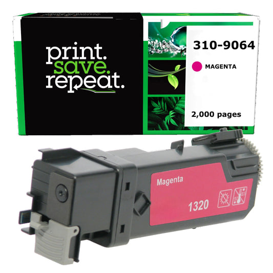 Dell 310-9064, KU055, 310-9065, TP115 Magenta High Yield Compatible Toner Cartridge [2,000 Pages]