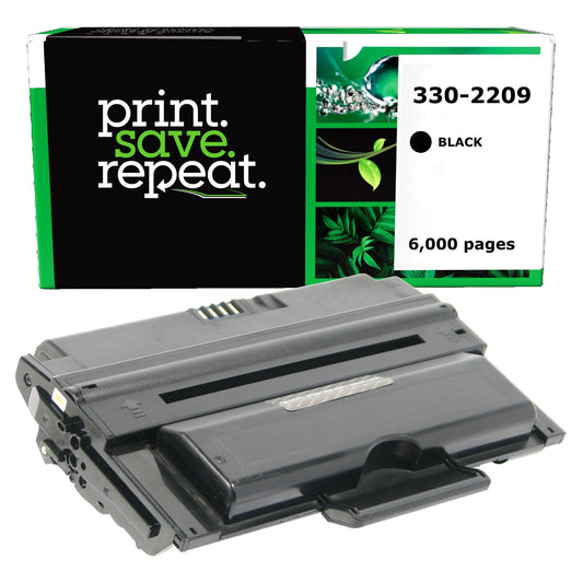Dell 330-2209, NX994, 330-2208, NX993 High Yield Remanufactured Toner Cartridge [6,000 Pages]