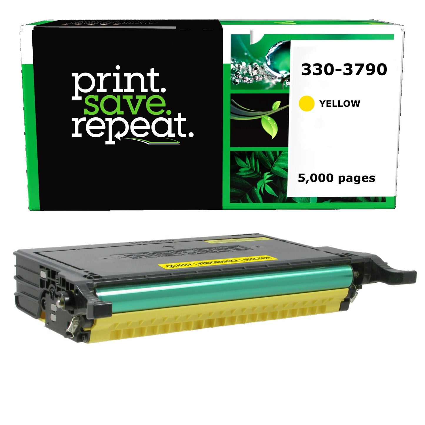 Dell 330-3790, F935N, 330-3786, J390N Yellow High Yield Remanufactured Toner Cartridge [5,000 Pages]
