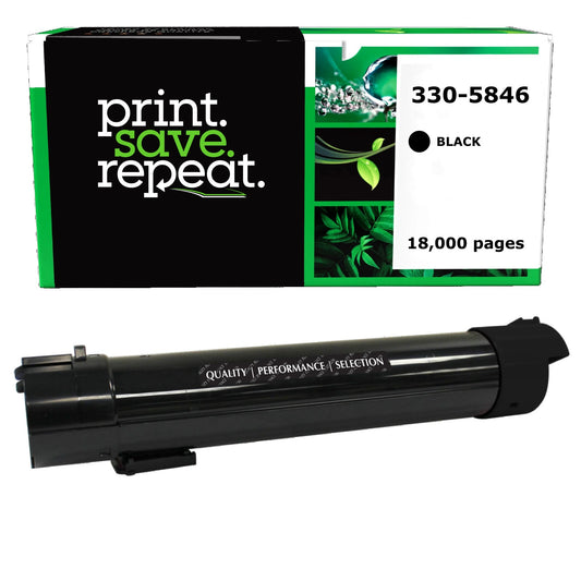 Dell 330-5846, N848N, P942P Black High Yield Remanufactured Toner Cartridge [18,000 Pages]