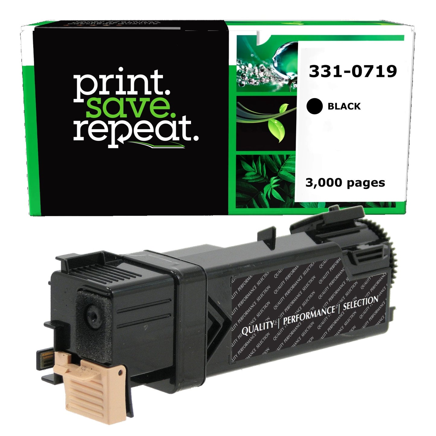 Dell 331-0719, MY5TJ, 331-0712, JPCV5, 331-0720 Black High Yield Remanufactured Toner Cartridge [3,000 Pages]