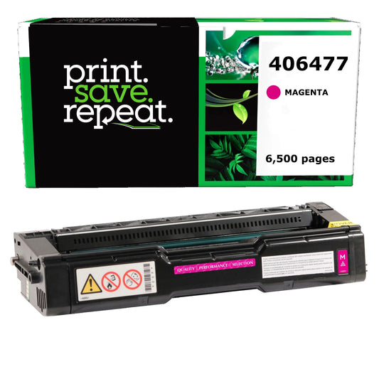 Ricoh 406477 Magenta High Yield Compatible Toner Cartridge [6,500 Pages]