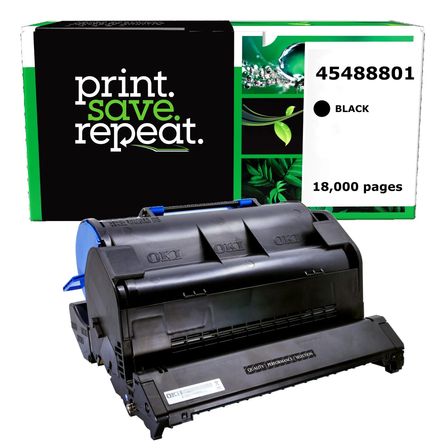 Okidata 45488801 Remanufactured Toner Cartridge [18,000 Pages]