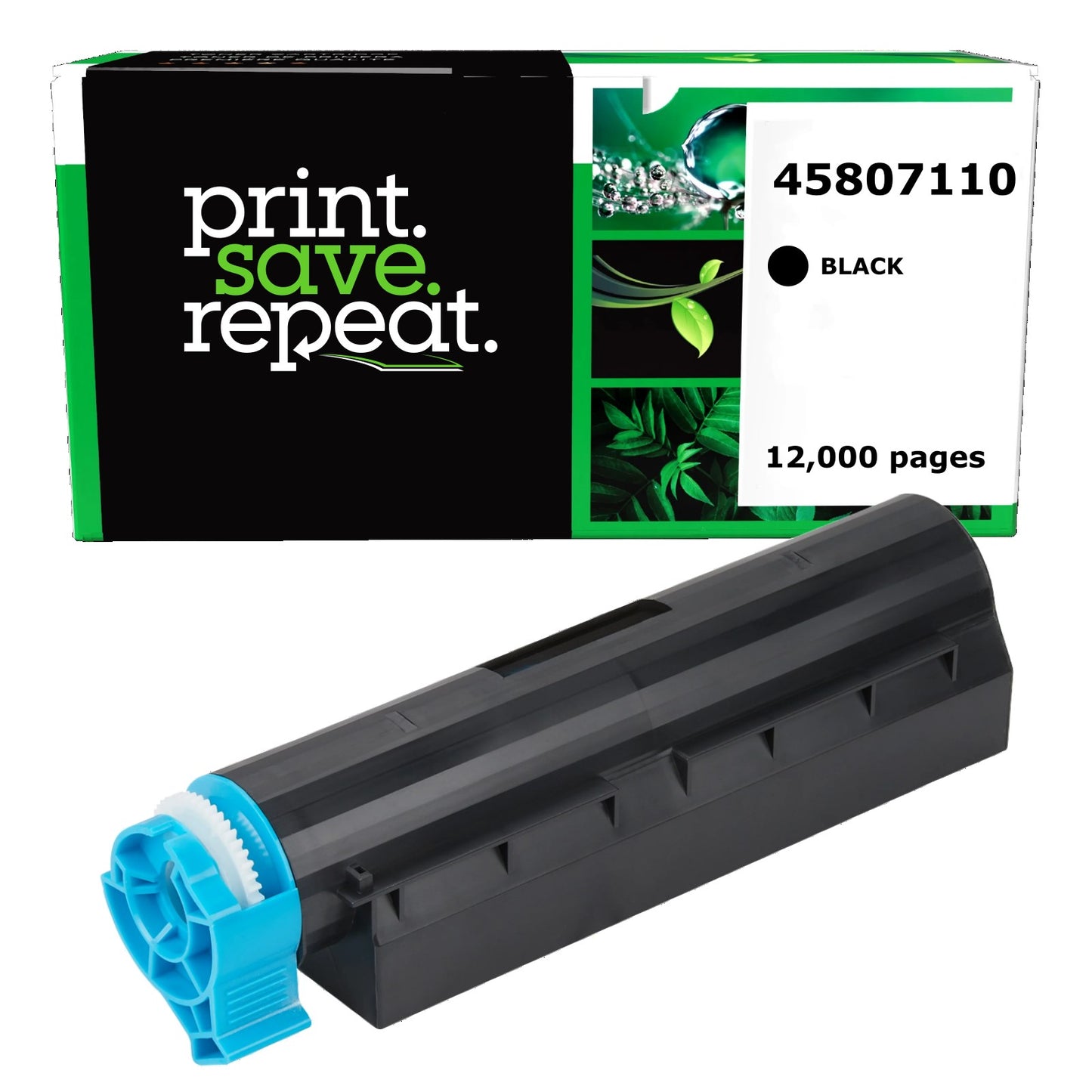 Okidata 45807110 Compatible Toner Cartridge [12,000 Pages]