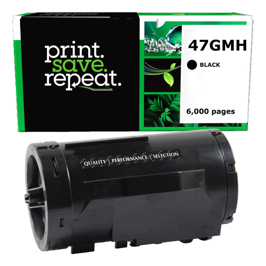 Dell 47GMH, D9GY0, 593-BBMF, F9G3N, KNRMF, 593-BBML High Yield Remanufactured Toner Cartridge [6,000 Pages]
