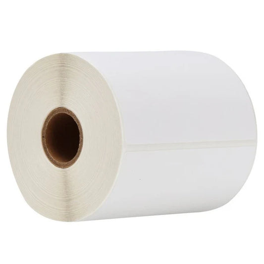4" x 6" White Direct Thermal Labels on 1" Core – 32 Rolls of 250 Labels