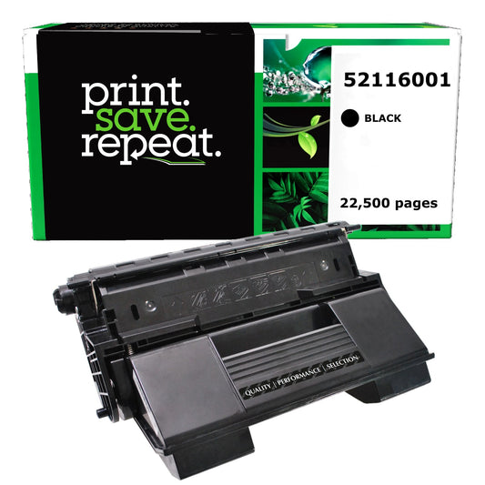 Okidata 52116001, 52116002 High Yield Remanufactured Toner Cartridge [22,500 Pages]