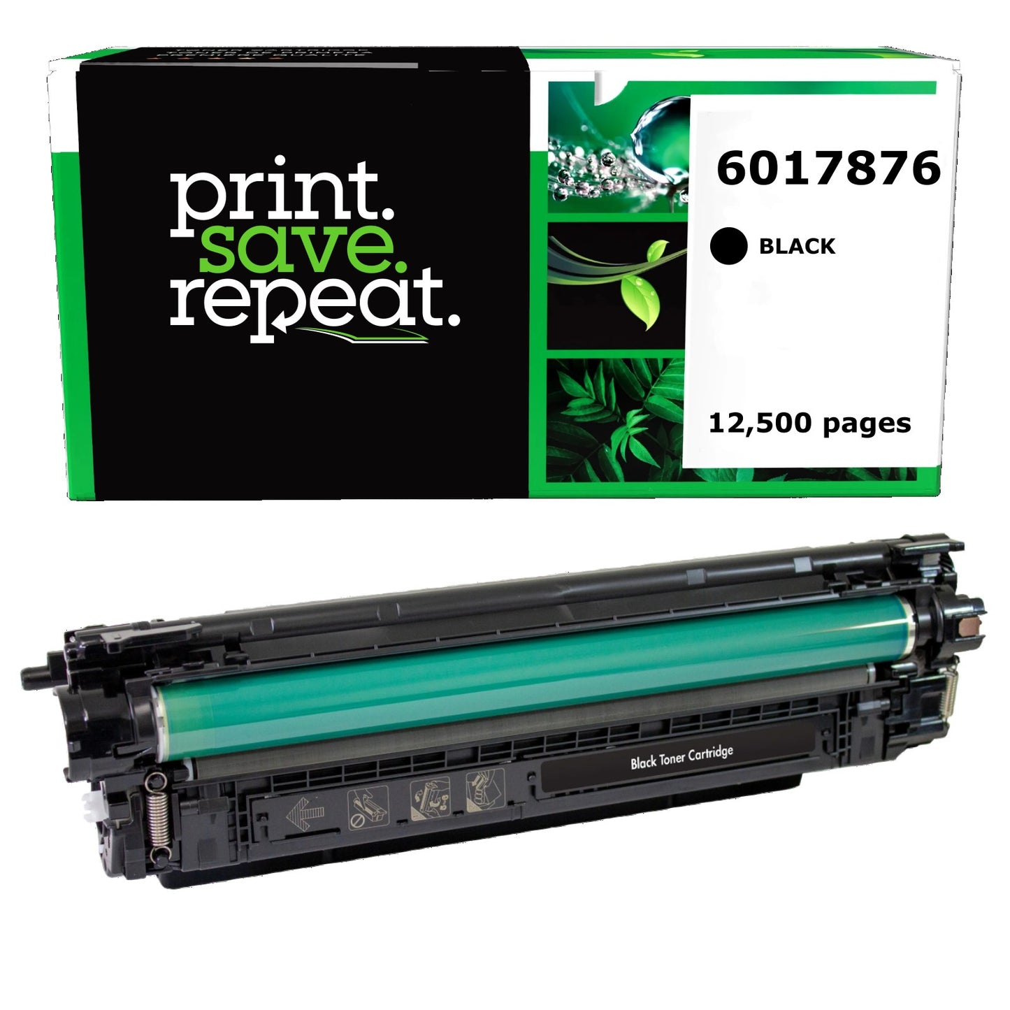 CDK 6017876 Black High Yield Remanufactured Toner Cartridge [12,500 Pages]