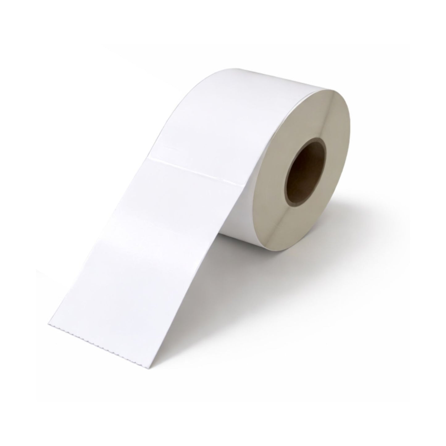 4" x 8" White Direct Thermal Labels on 3" Core (No Perforation) – 4 Rolls of 750 Labels