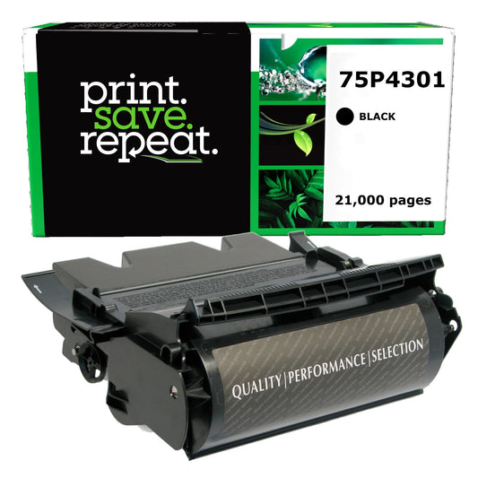 IBM 75P4301, 75P4303, 75P4302 High Yield Remanufactured Toner Cartridge [21,000 Pages]