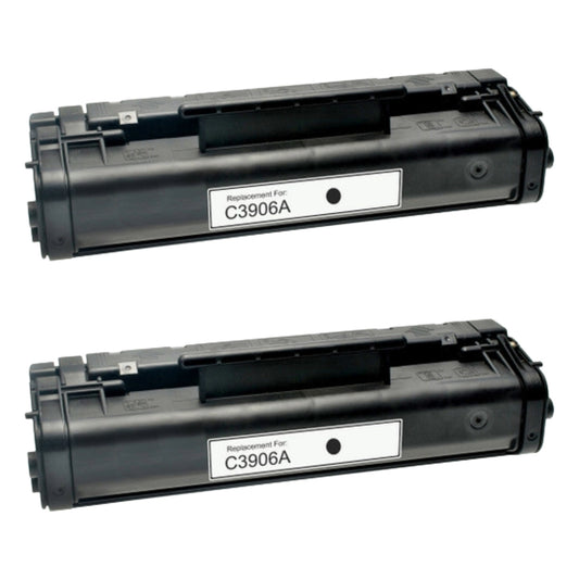HP C3906A (06A) Compatible Toner Cartridge [2,500 pages] 2-pack