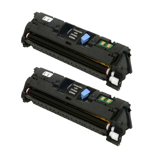 HP C9700A (121A) Black Compatible Toner Cartridge [5,000 pages] 2-Pack
