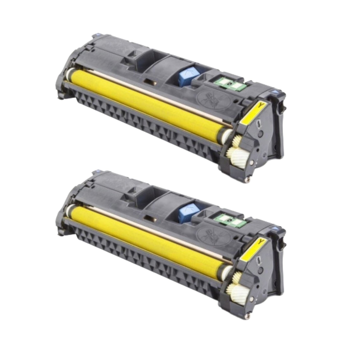 HP C9702A (121A) Yellow Compatible Toner Cartridge [4,000 pages] 2-Pack